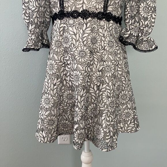 NWT Anthropologie Monique Lhuillier Lace Dress 6P - Picture 7 of 16